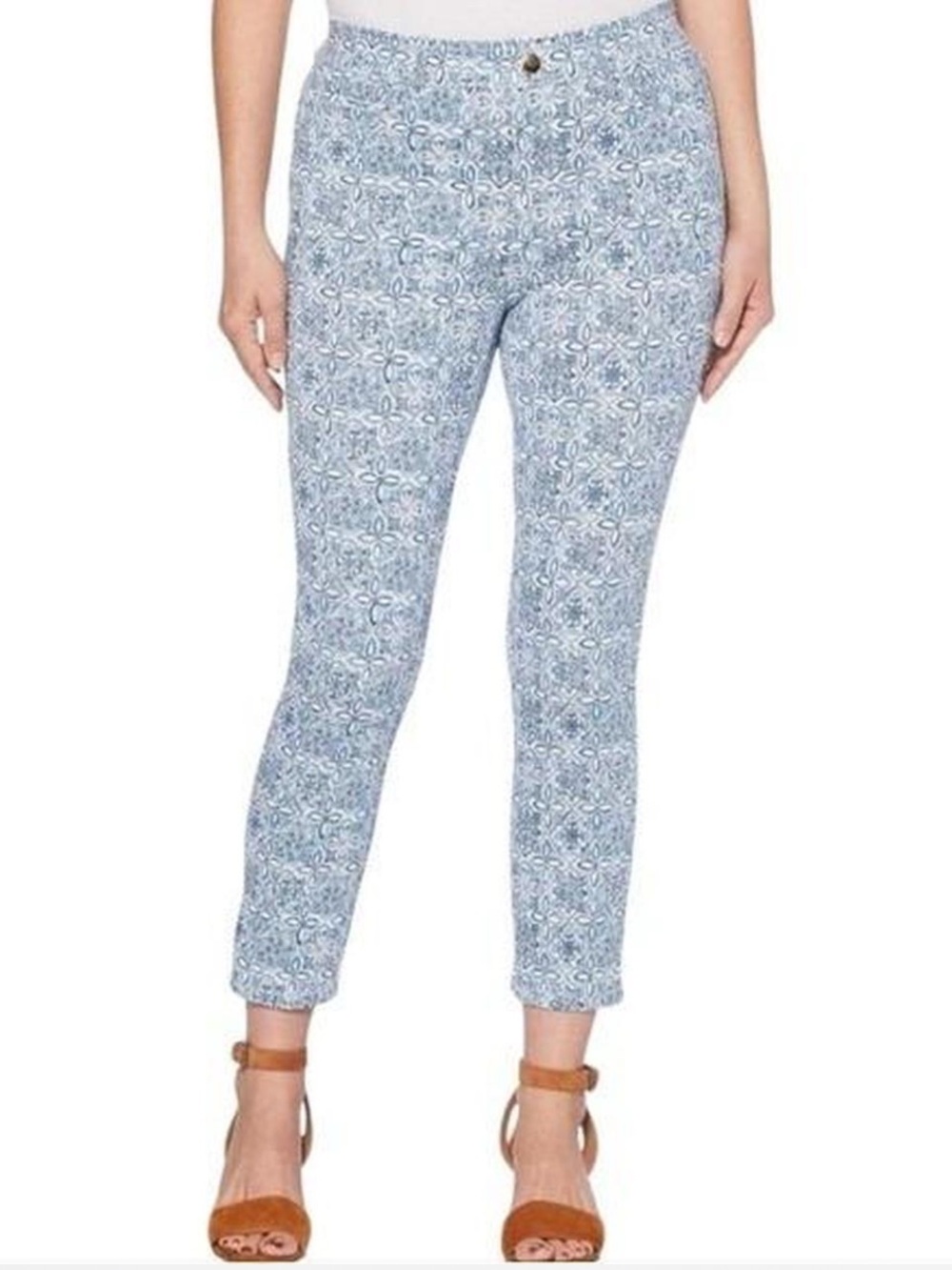 Rafaella Women’s Blue Slim Leg Pull On Pants